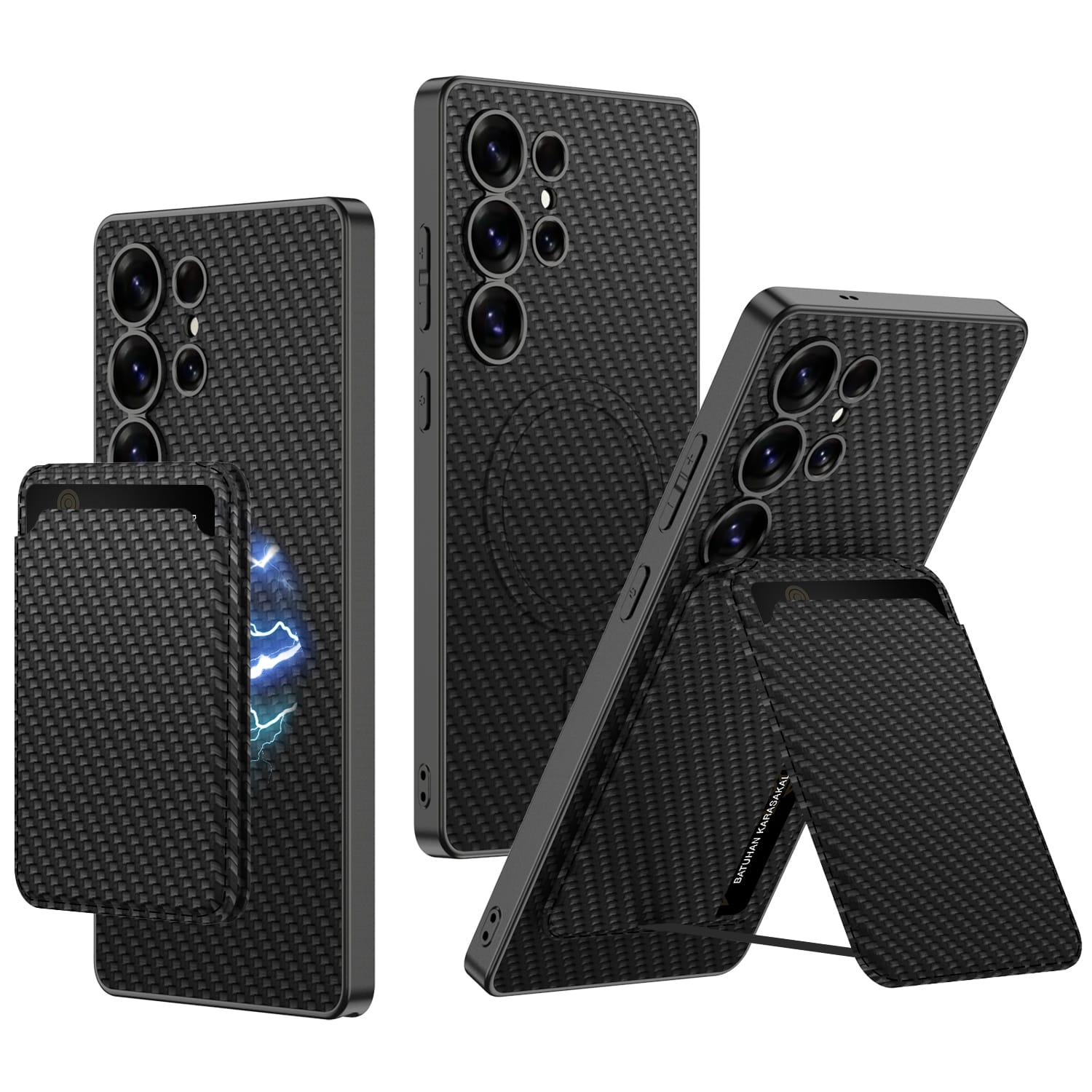 GKK Magnetic Detachable Wallet Phone Case For Samsung