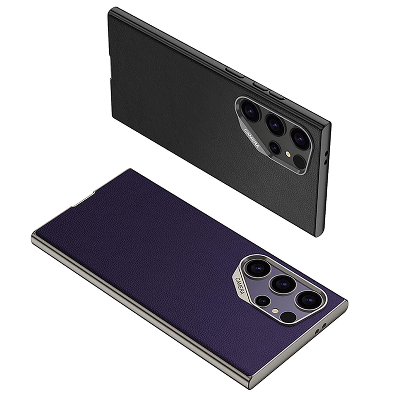 GKK Matte Soft TPU Bumper PU Leather Protective For Samsung