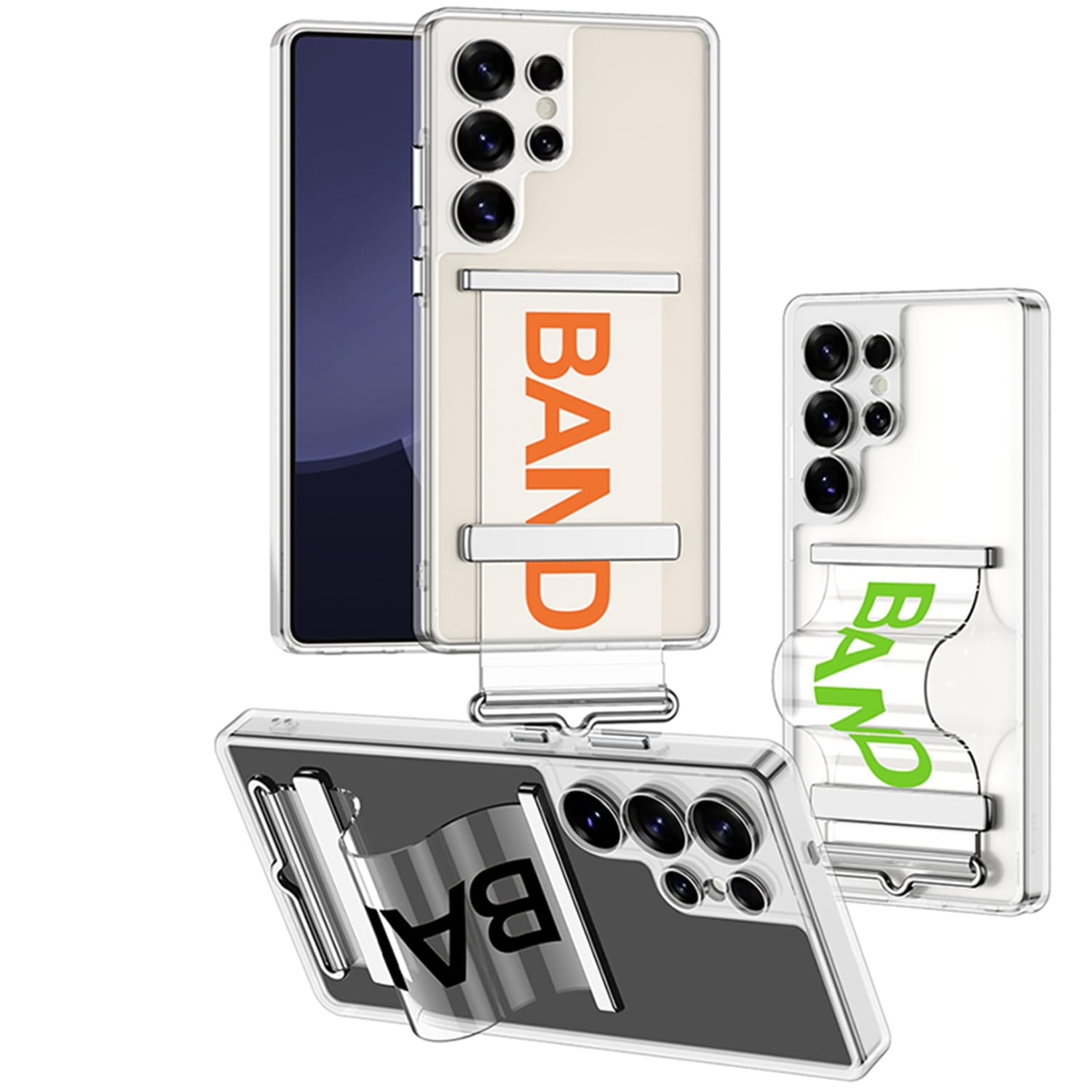 GKK Crystal Clear TPU Camera Cutot Case  For Samsung