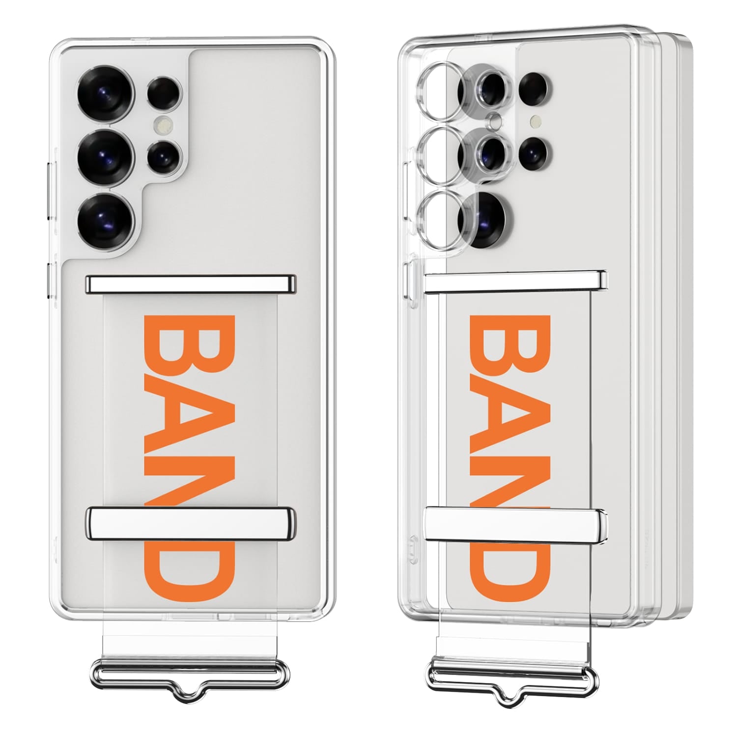 GKK Crystal Clear TPU Camera Cutot Case  For Samsung