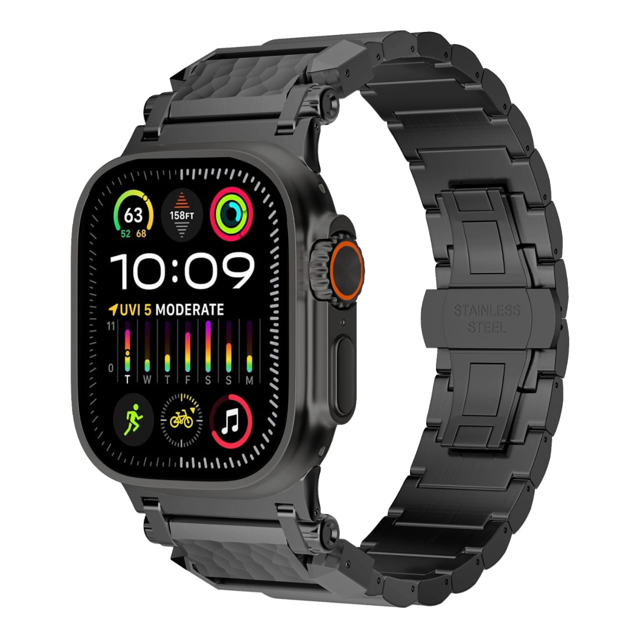Luxury Man Pure Titanium Watch Bands