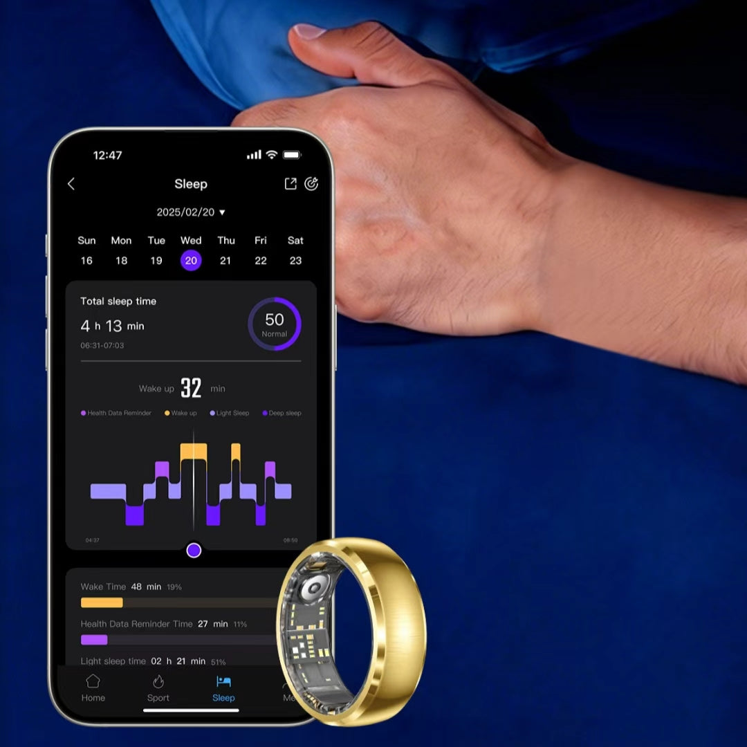 Best Smart Ring Unisex IP68 Waterproof AMOLED