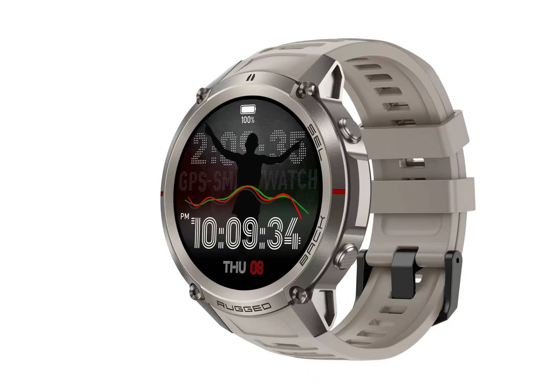 Rugged Smart Watch Fitness tracker DM59 GPS Watch