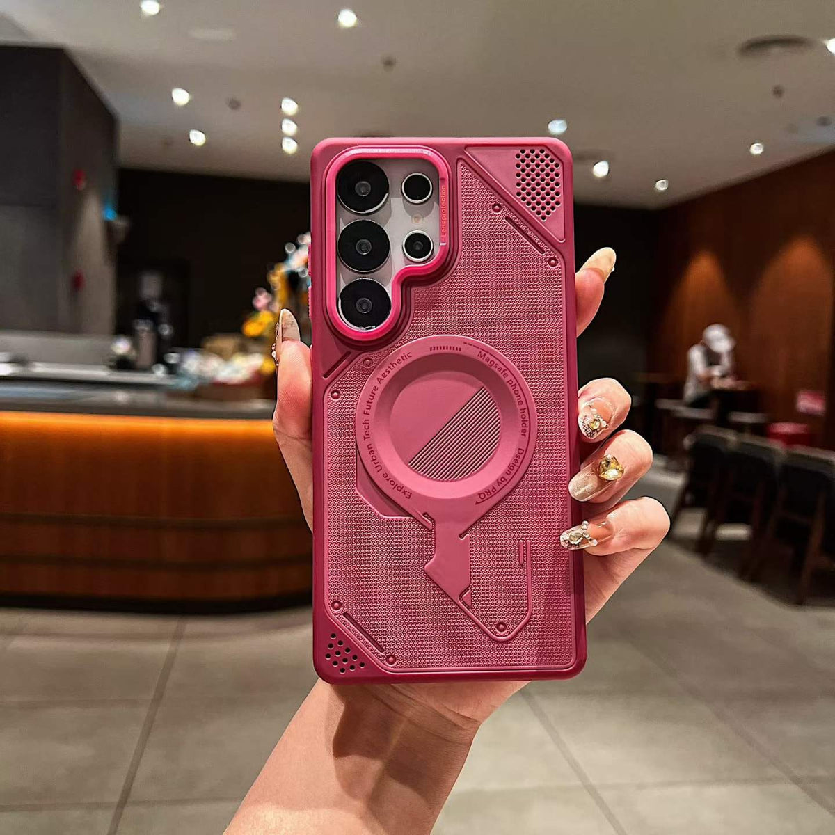 Premium polycarbonate phone case with heat dissipation For Samsung