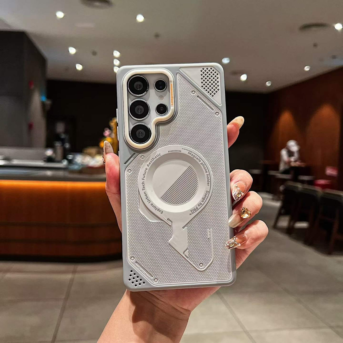 Premium polycarbonate phone case with heat dissipation For Samsung