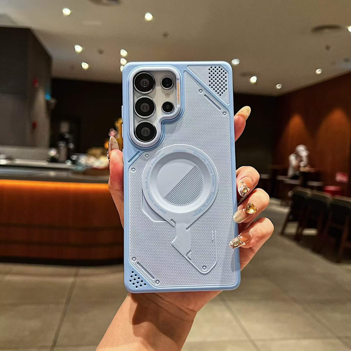 Premium polycarbonate phone case with heat dissipation For Samsung
