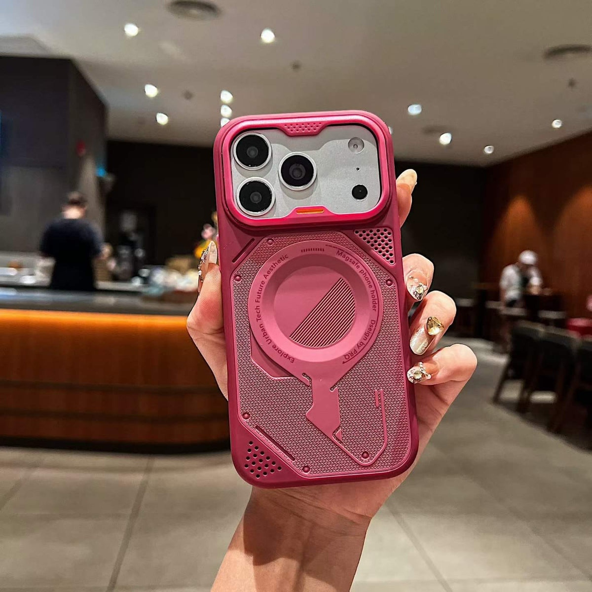 Premium polycarbonate phone case with heat dissipation For Iphone