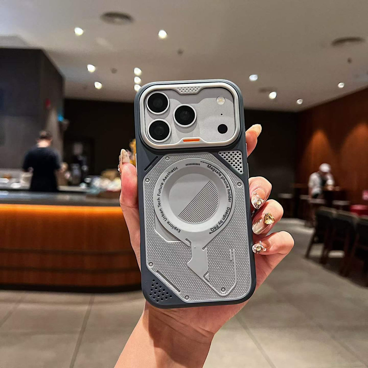 Premium polycarbonate phone case with heat dissipation For Iphone