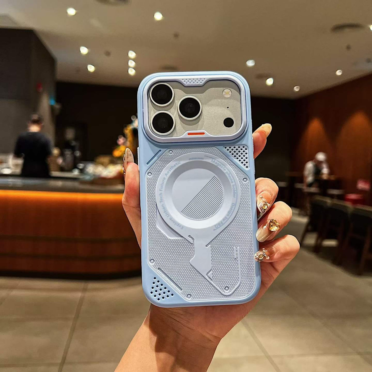 Premium polycarbonate phone case with heat dissipation For Iphone