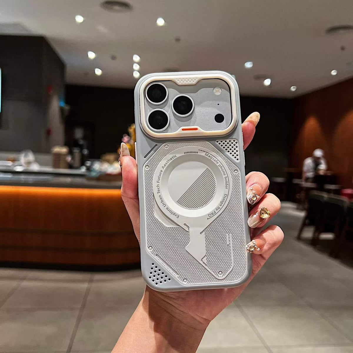 Premium polycarbonate phone case with heat dissipation For Iphone