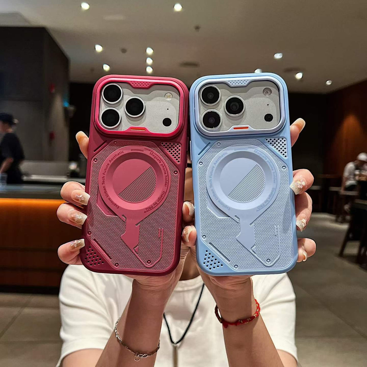 Premium polycarbonate phone case with heat dissipation For Iphone