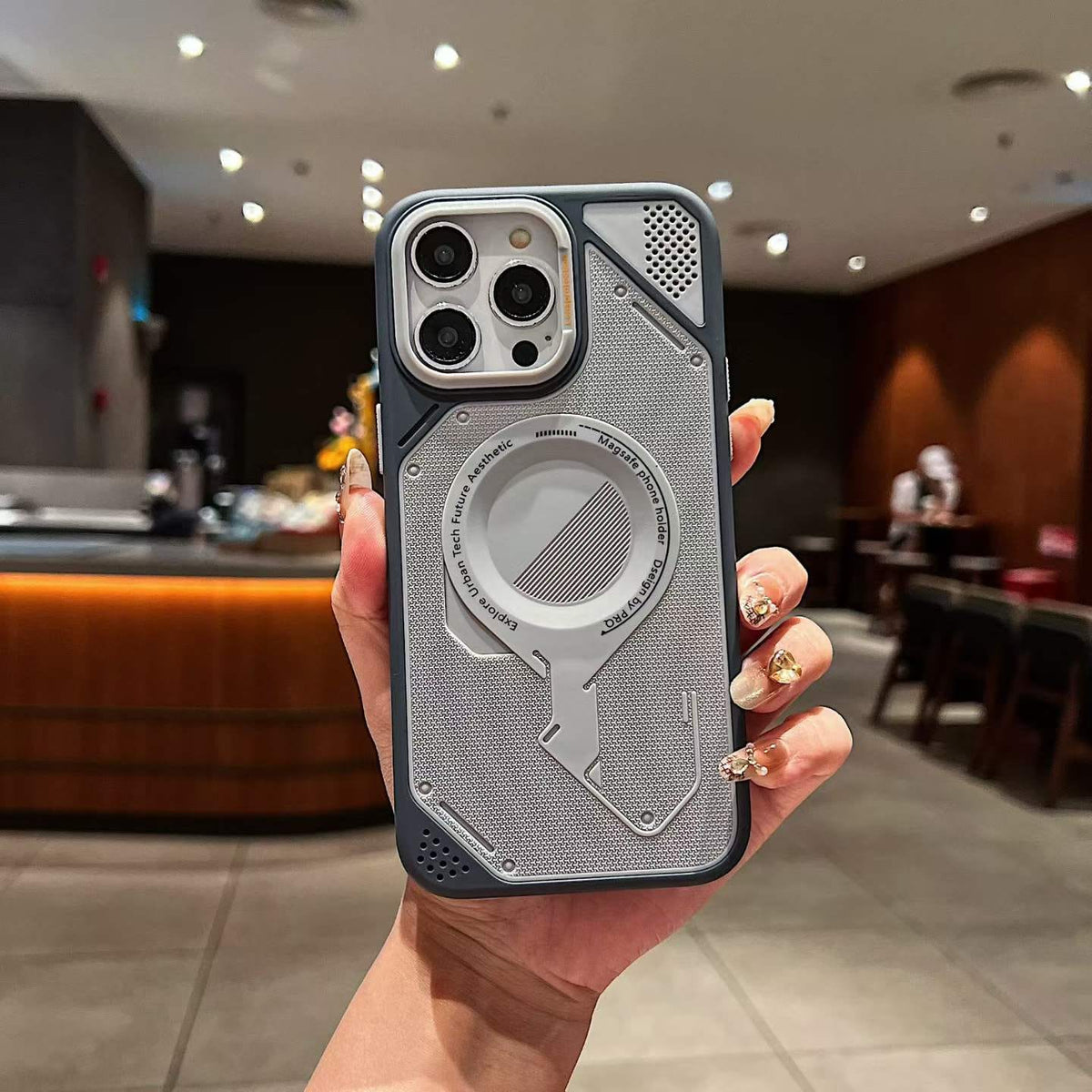 Premium polycarbonate phone case with heat dissipation For Iphone