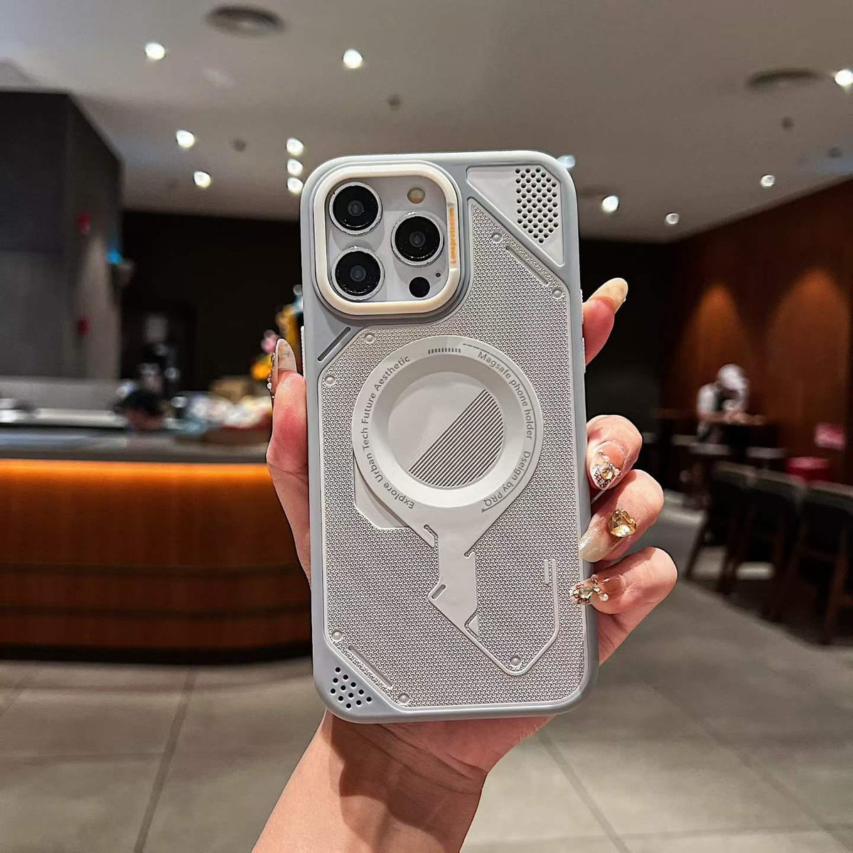 Premium polycarbonate phone case with heat dissipation For Iphone