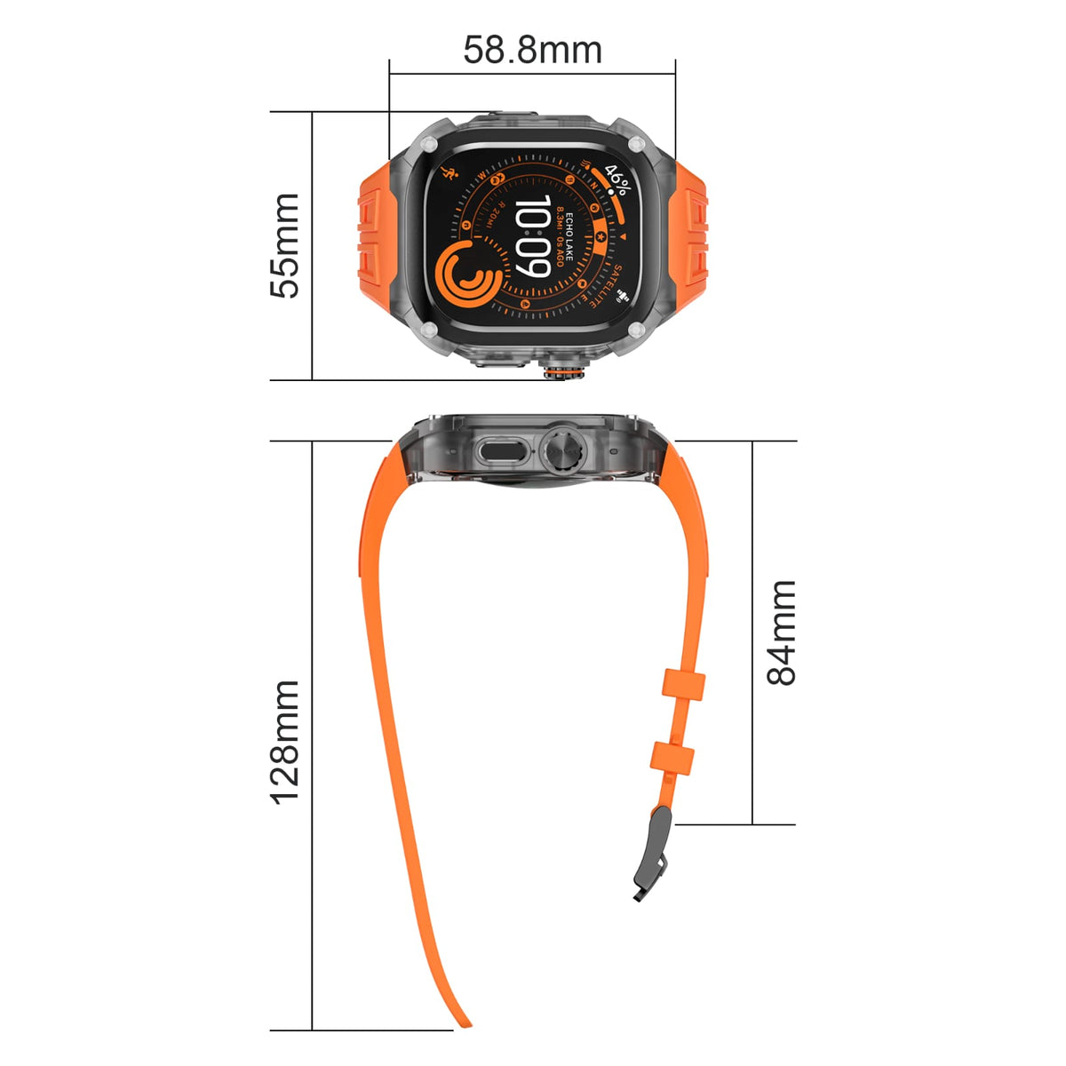 Premium silicone strap for Apple Watch Ultra