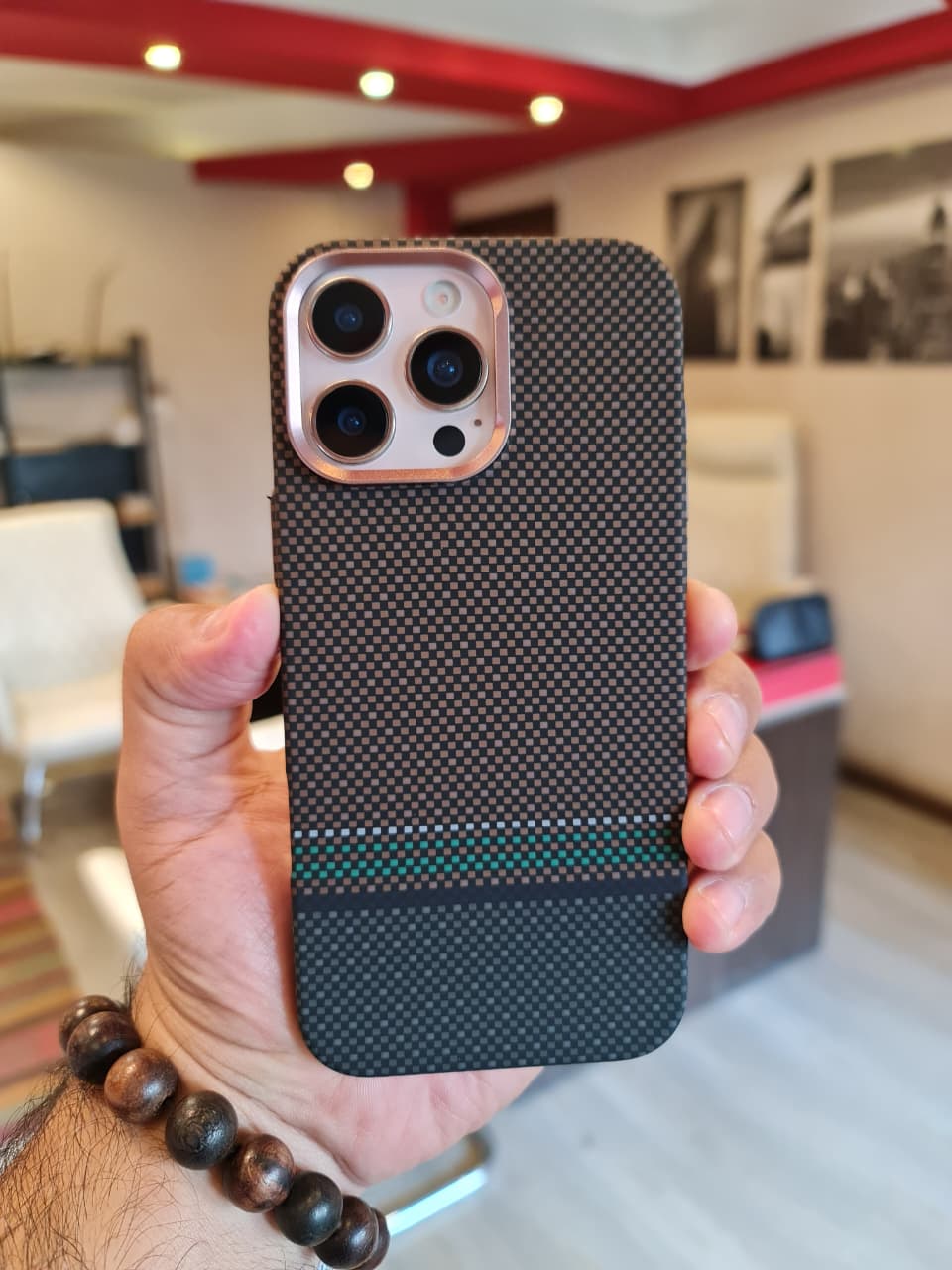 Carbon Fiber Texture Magsafe Phone Case For iPhone