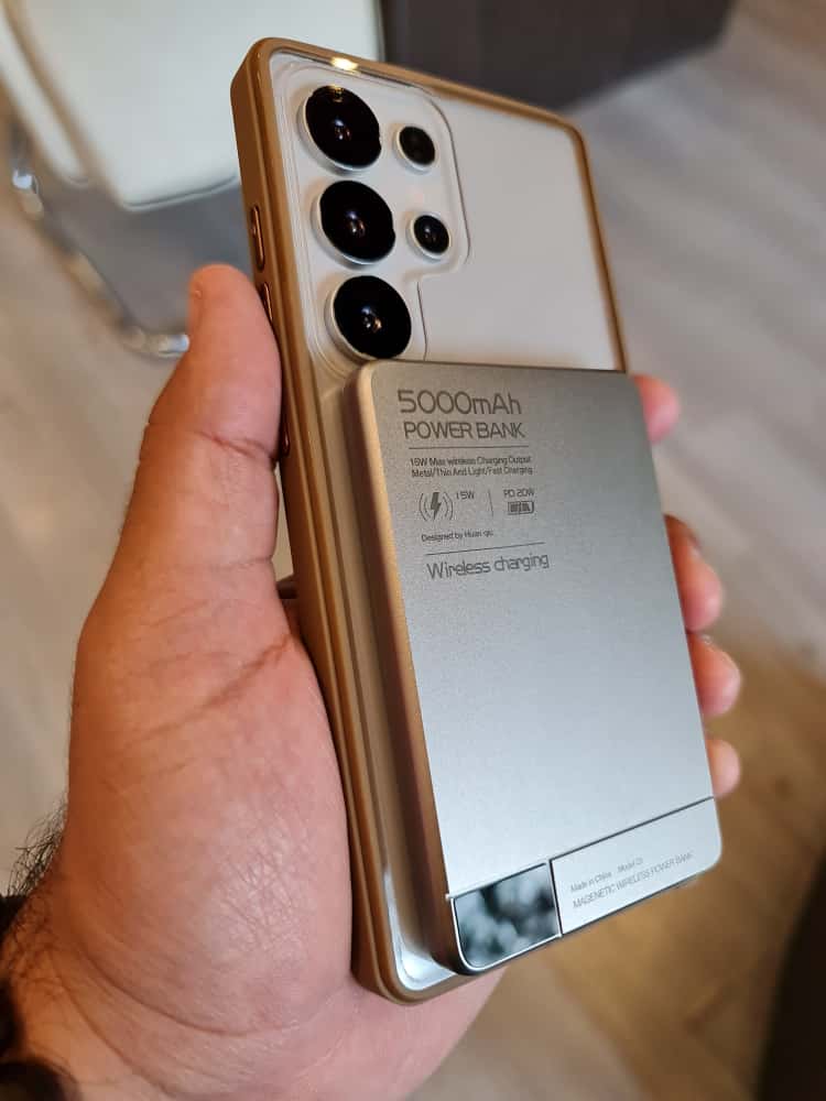 Twin Side Carbon Fiber Magsafe Phone Case For Samsung (Brown)