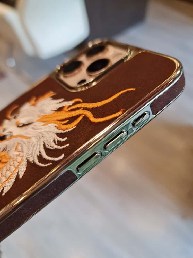 RMBMAX Embroidery Leather Frame Lens Case shape 5