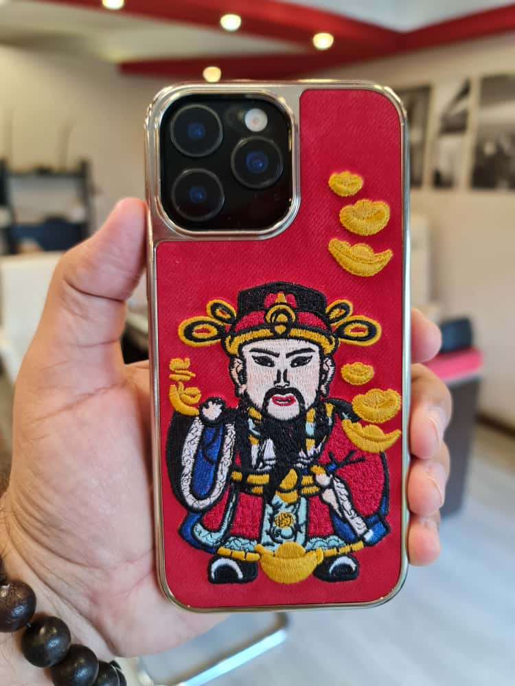 RMBMAX Embroidery Leather Frame Lens Case shape 6