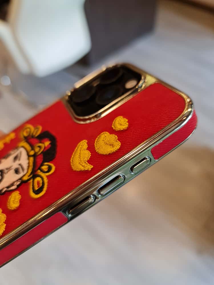 RMBMAX Embroidery Leather Frame Lens Case shape 6