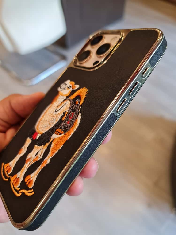 RMBMAX Embroidery Leather Frame Lens Case shape 9