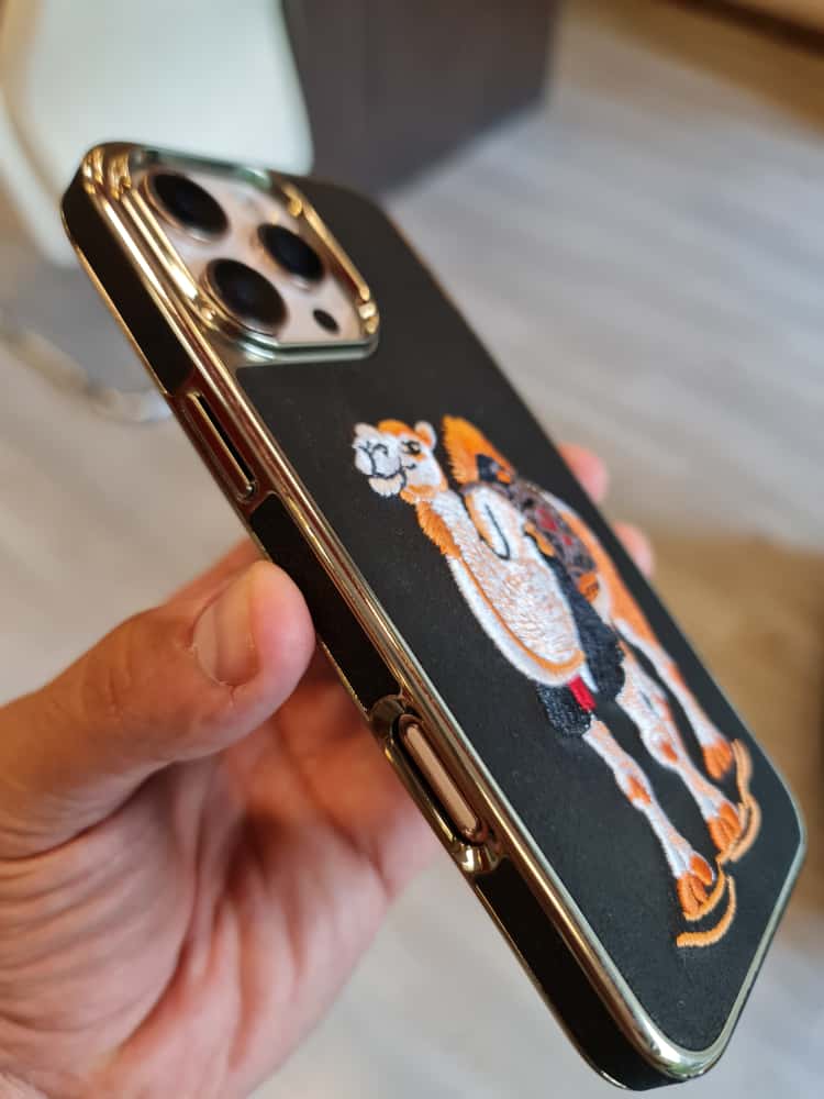 RMBMAX Embroidery Leather Frame Lens Case shape 9