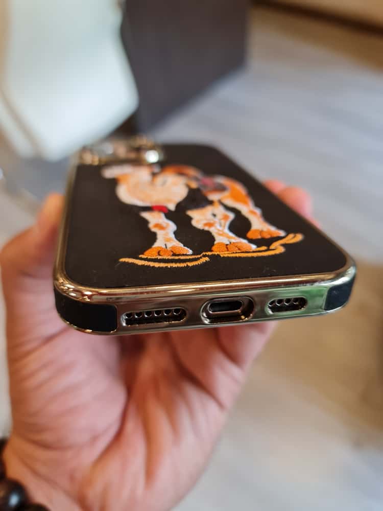 RMBMAX Embroidery Leather Frame Lens Case shape 9