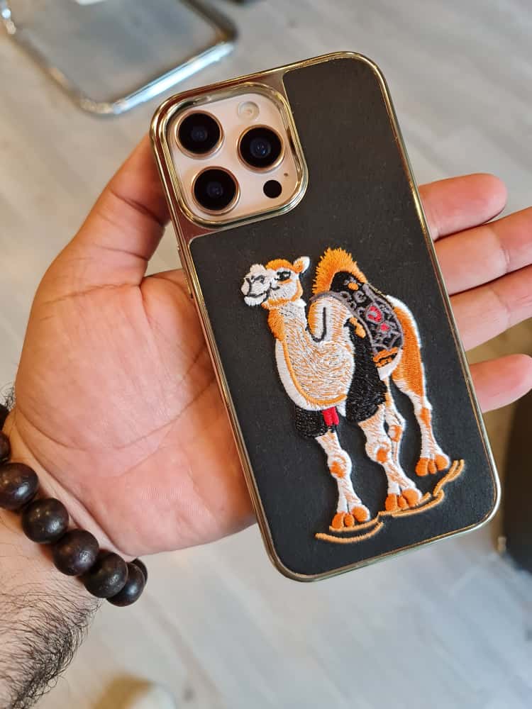 RMBMAX Embroidery Leather Frame Lens Case shape 9