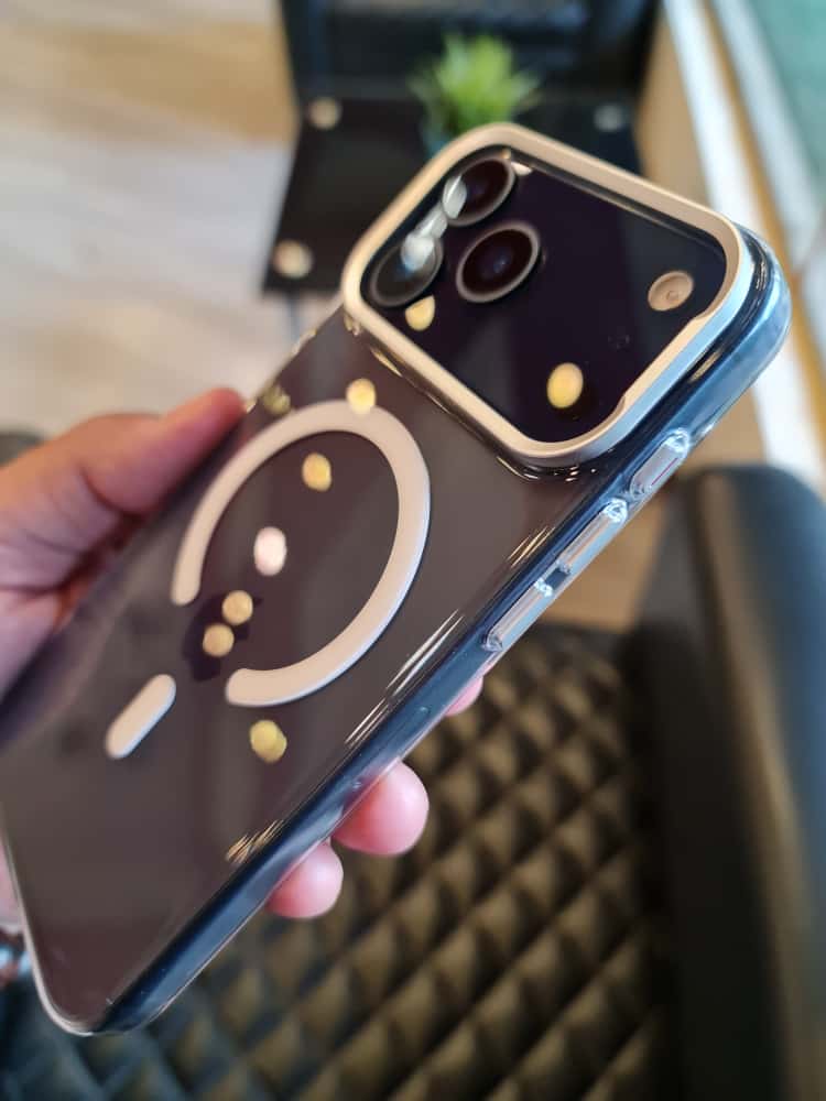 Gorgeous clear glossy case for iPhone (White) 2