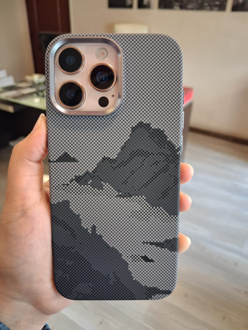 Carbon Fiber Texture Magsafe Phone Case For iPhone