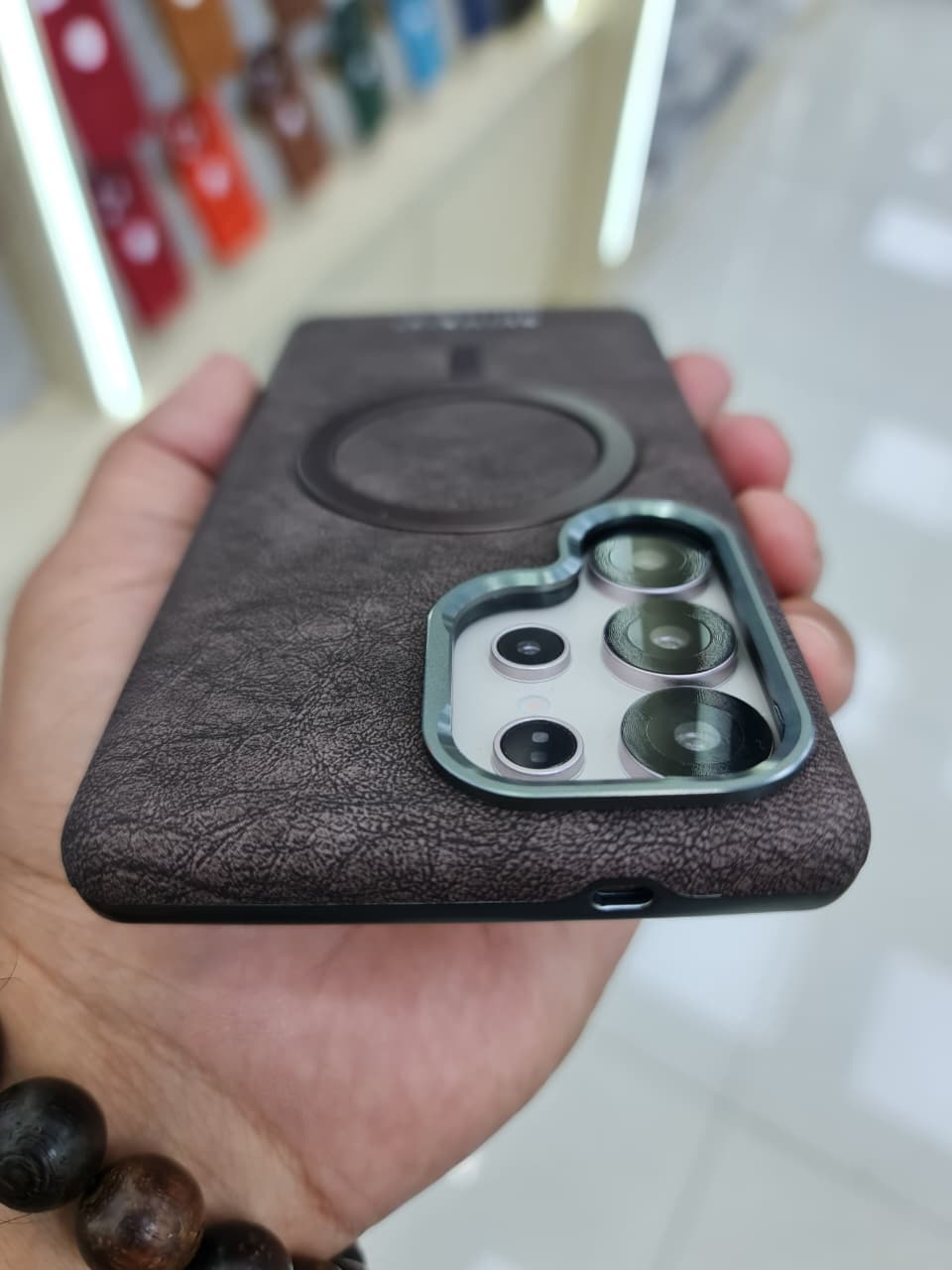 RUIMEIBI Matte photoplating Samsung Premium Leather Flip Case