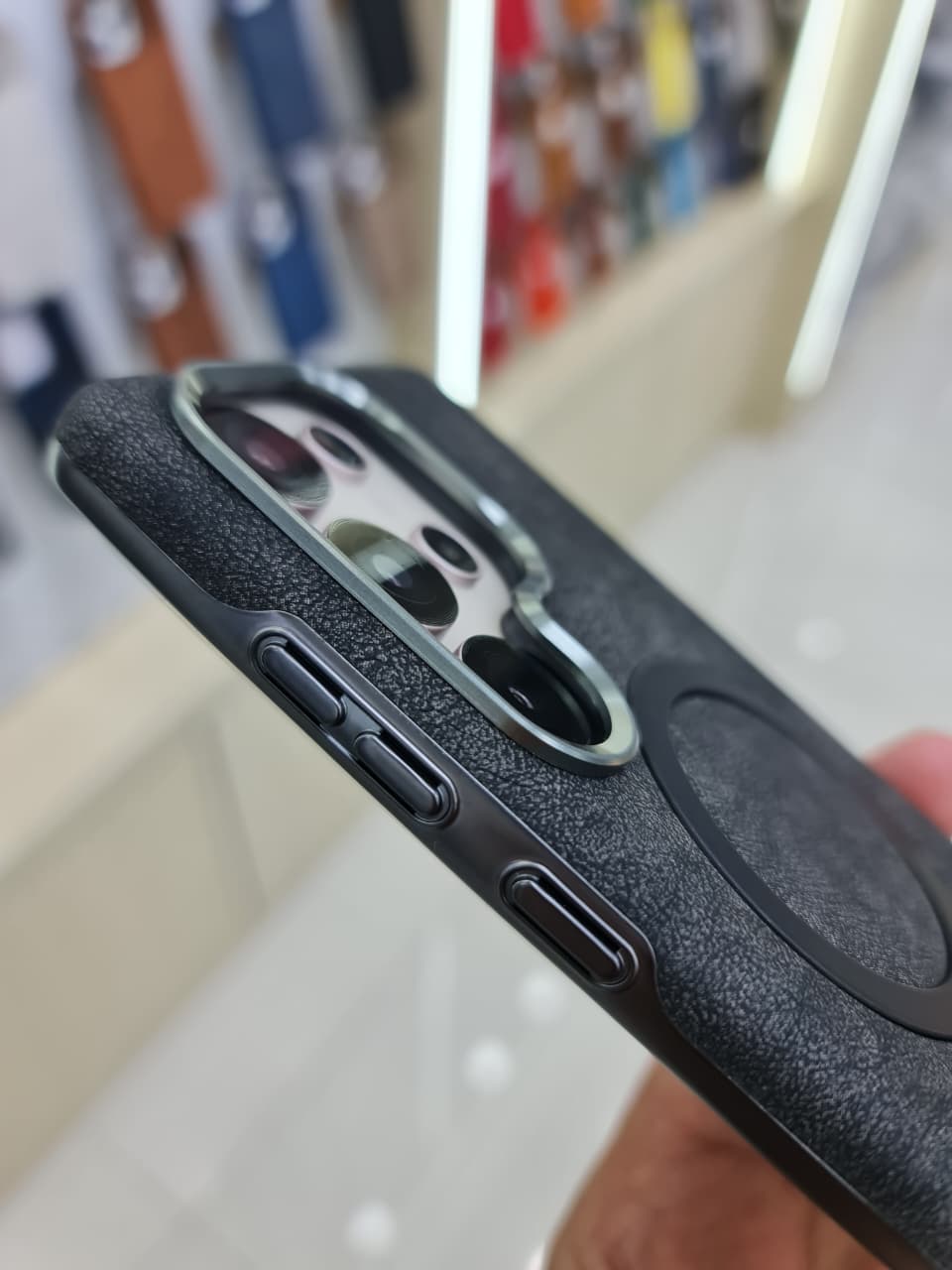 RUIMEIBI Matte photoplating Samsung Premium Leather Flip Case