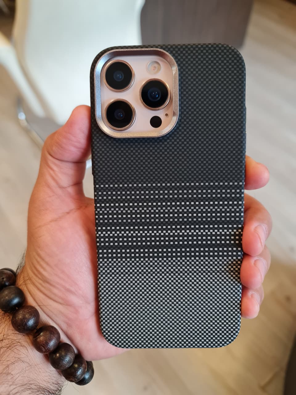 Carbon Fiber Texture Magsafe Phone Case For iPhone