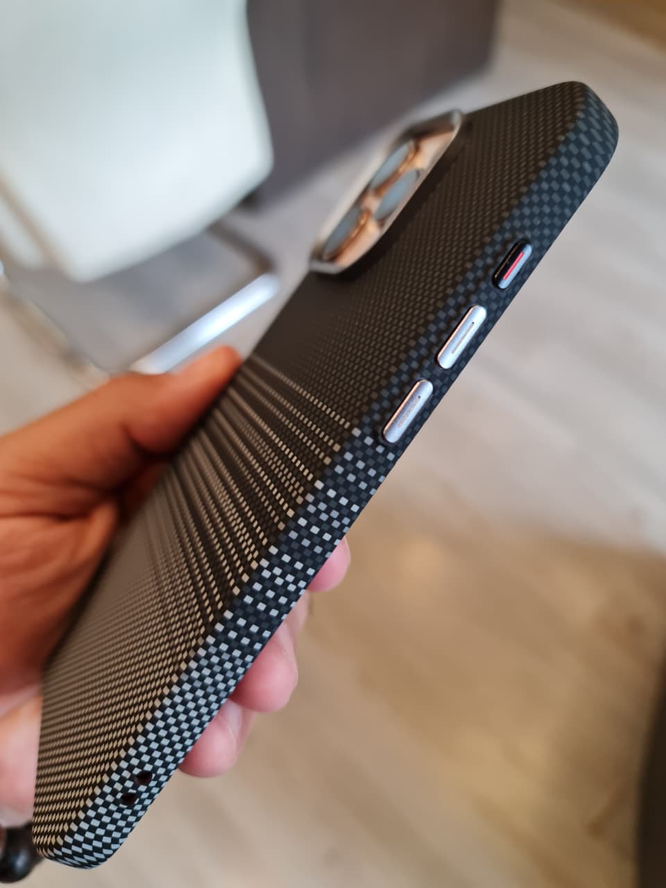 Carbon Fiber Texture Magsafe Phone Case For iPhone