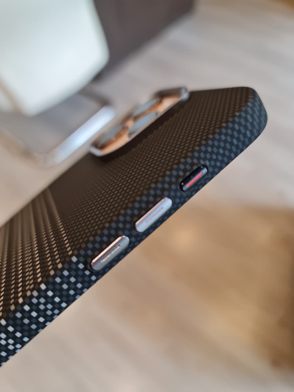 Carbon Fiber Texture Magsafe Phone Case For iPhone