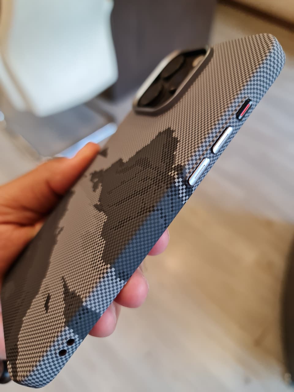 Carbon Fiber Texture Magsafe Phone Case For iPhone