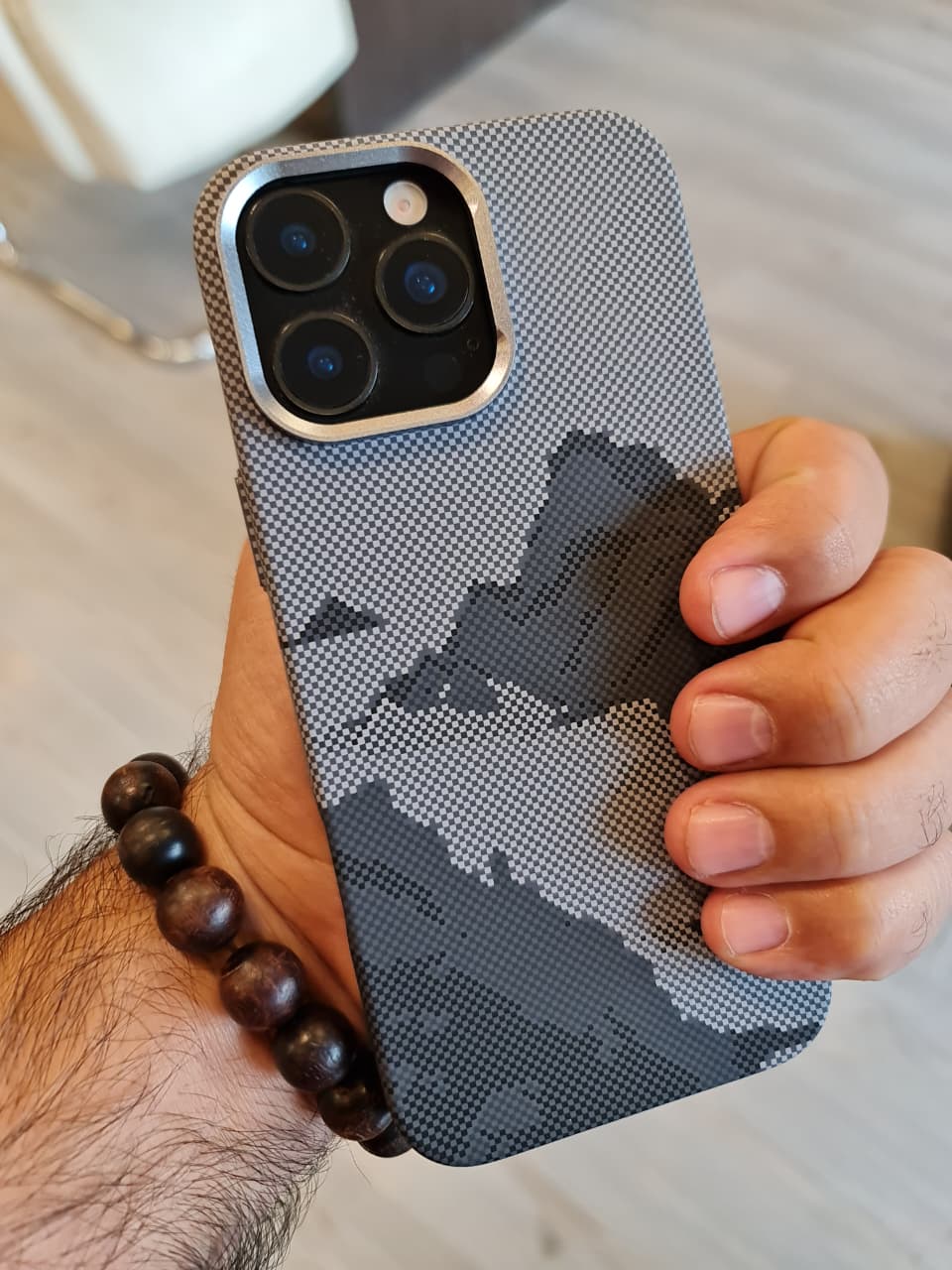 Carbon Fiber Texture Magsafe Phone Case For iPhone