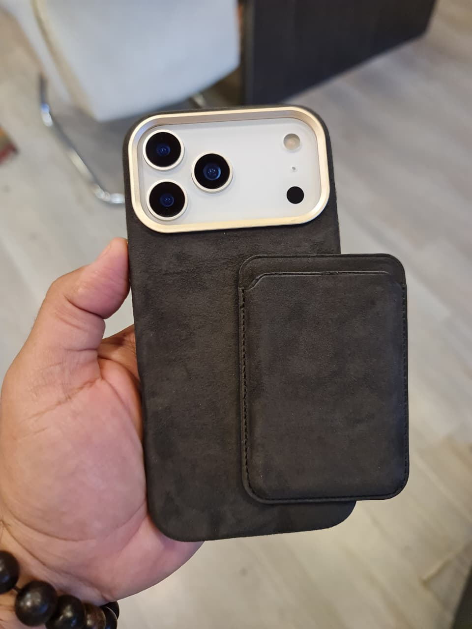 Fashion Suede PU Leather Magnetic Mobile Phone Cases for iPhone