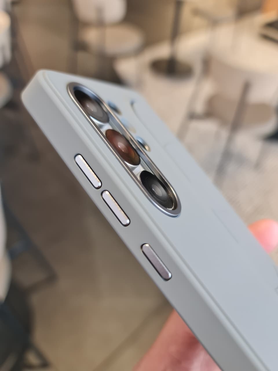 Smart Key Control Silicone Elastic Stand Wristband Back Case for Samsung