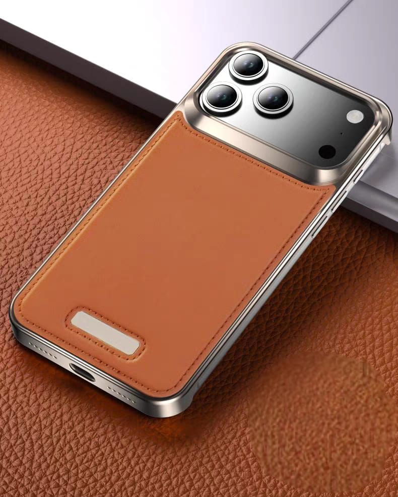 Magsafe Vegan Leather Case For iPhone 17 Pro Max