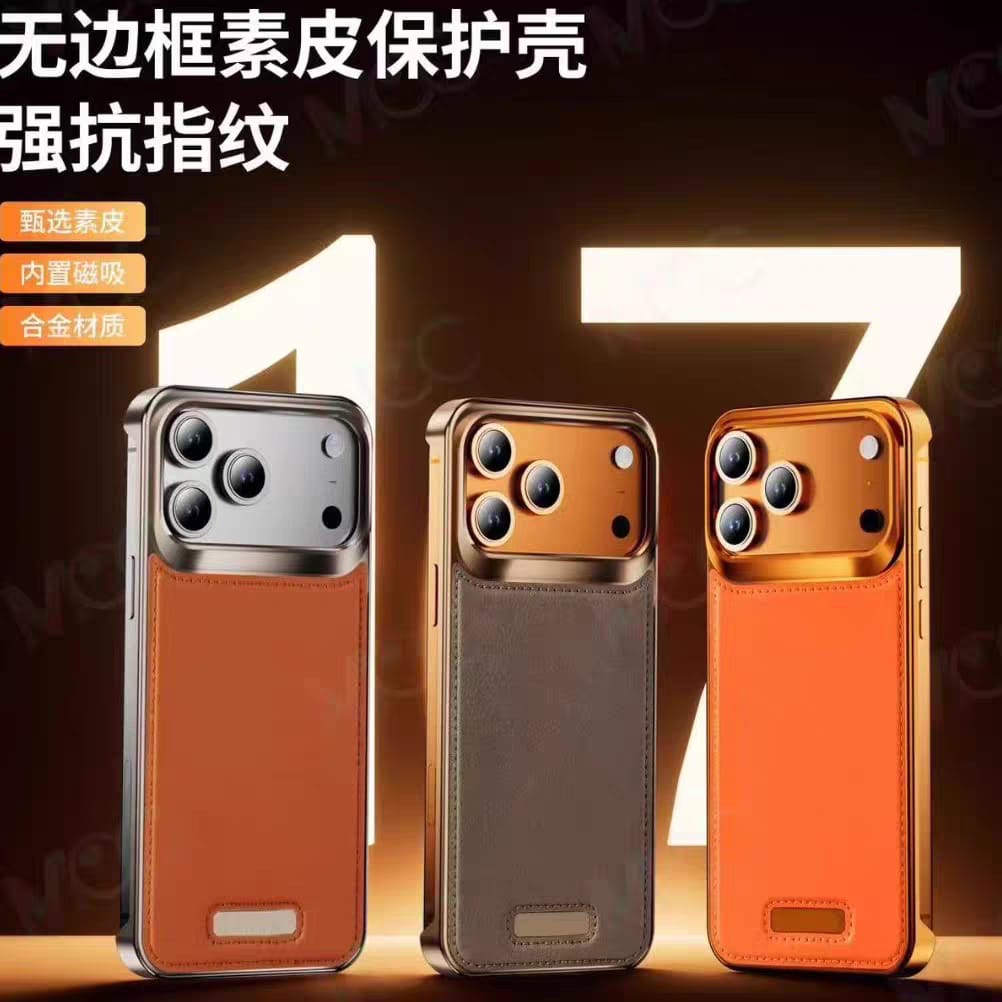 Magsafe Vegan Leather Case For iPhone 17 Pro Max