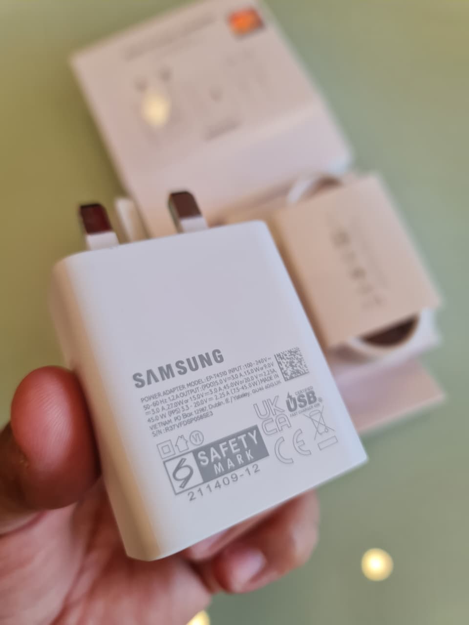 45W USB-C Fast Charging Wall Charger Samsung Semi-original
