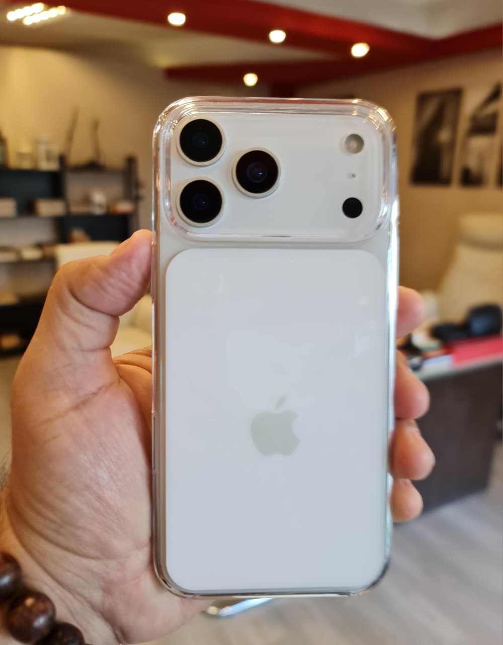 High-end Acrylic Color Design Clear Magnetic Case for iPhone 17 Pro Max