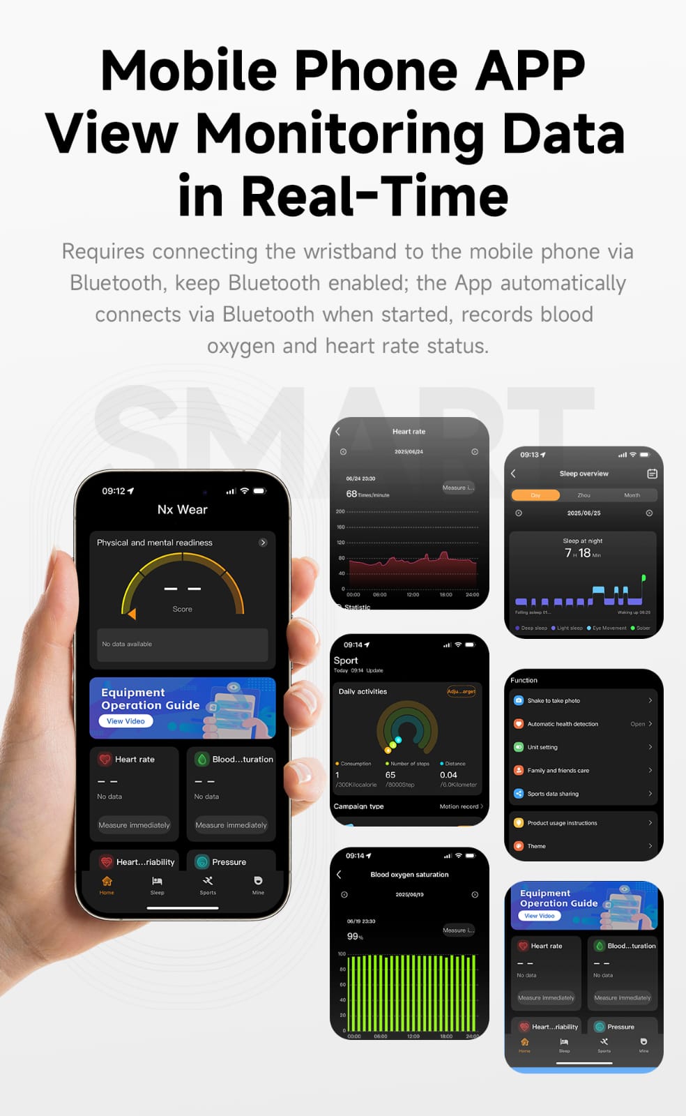 stainless steel Smart Band Bracelet