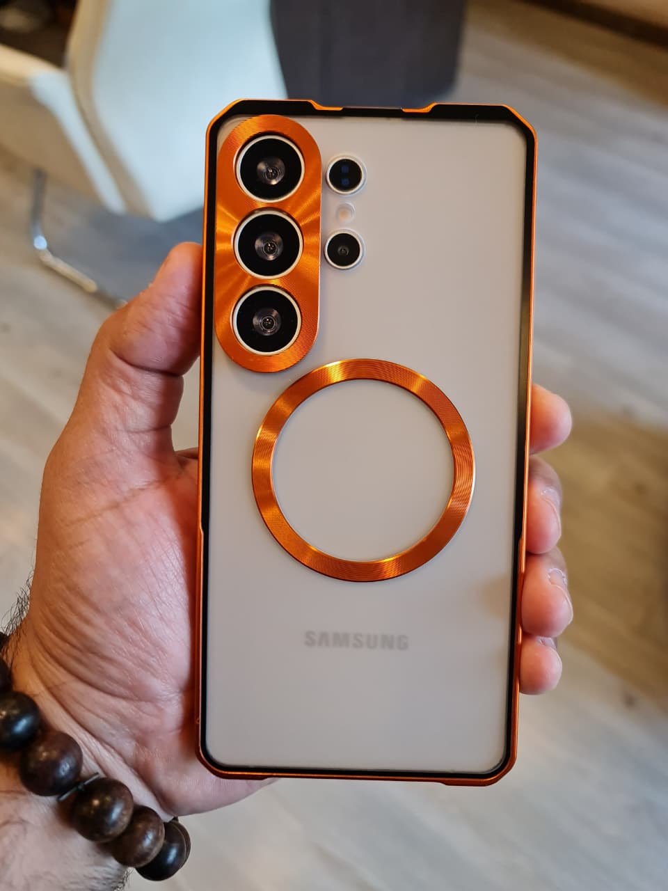 Amazing Metal Bumper Frame Frosted PC Back Cover Case For Samsung S26 Ultra