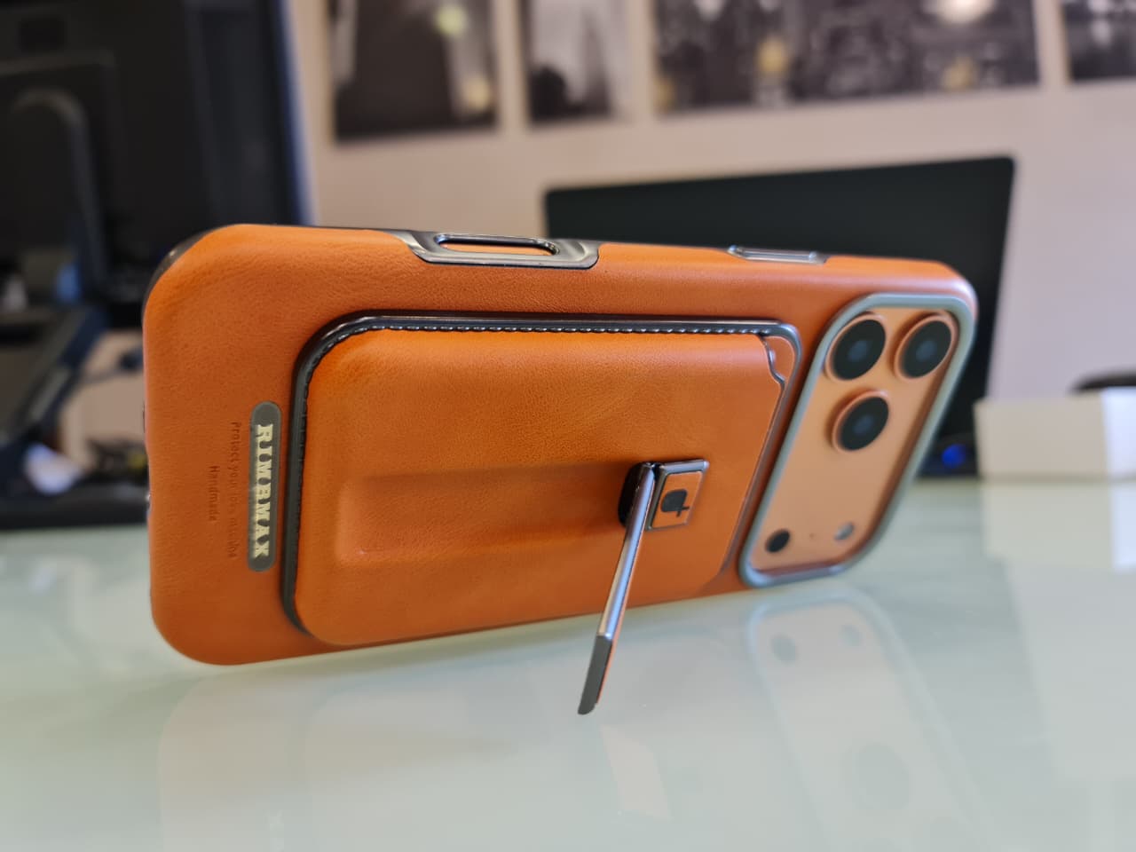 Business PU Leather Phone Case for iPhone