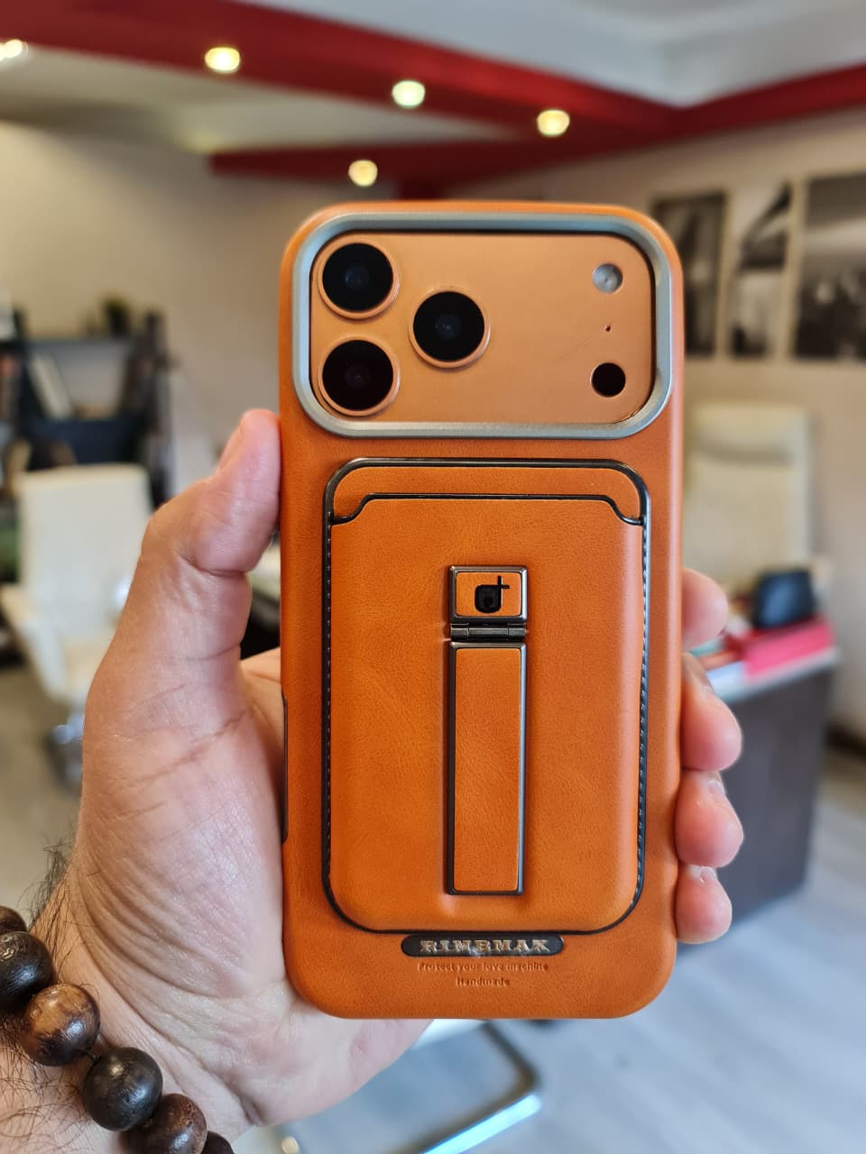Business PU Leather Phone Case for iPhone