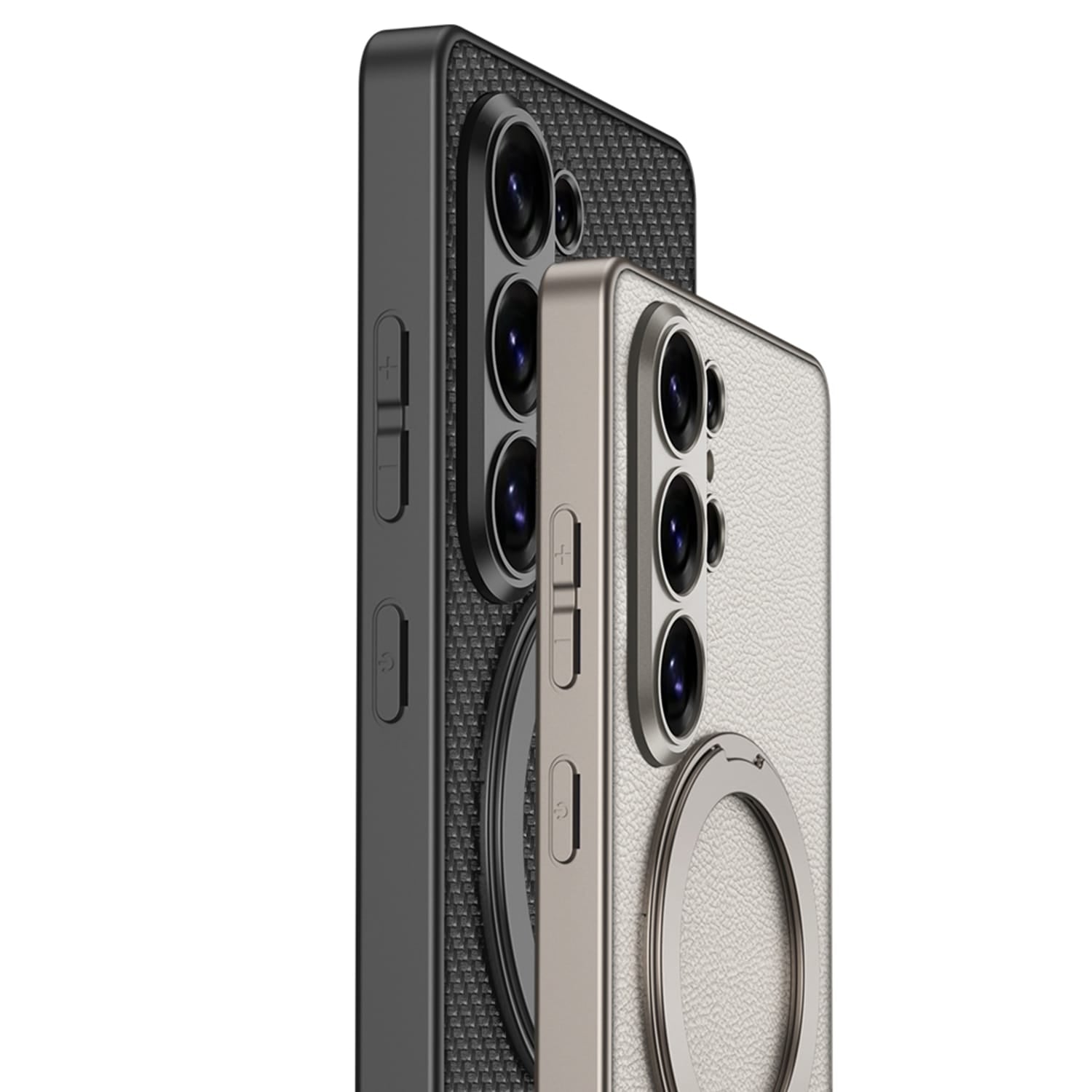 GKK 360° Rotatable Ring Stand Leather Case For Samsung 26 Ultra