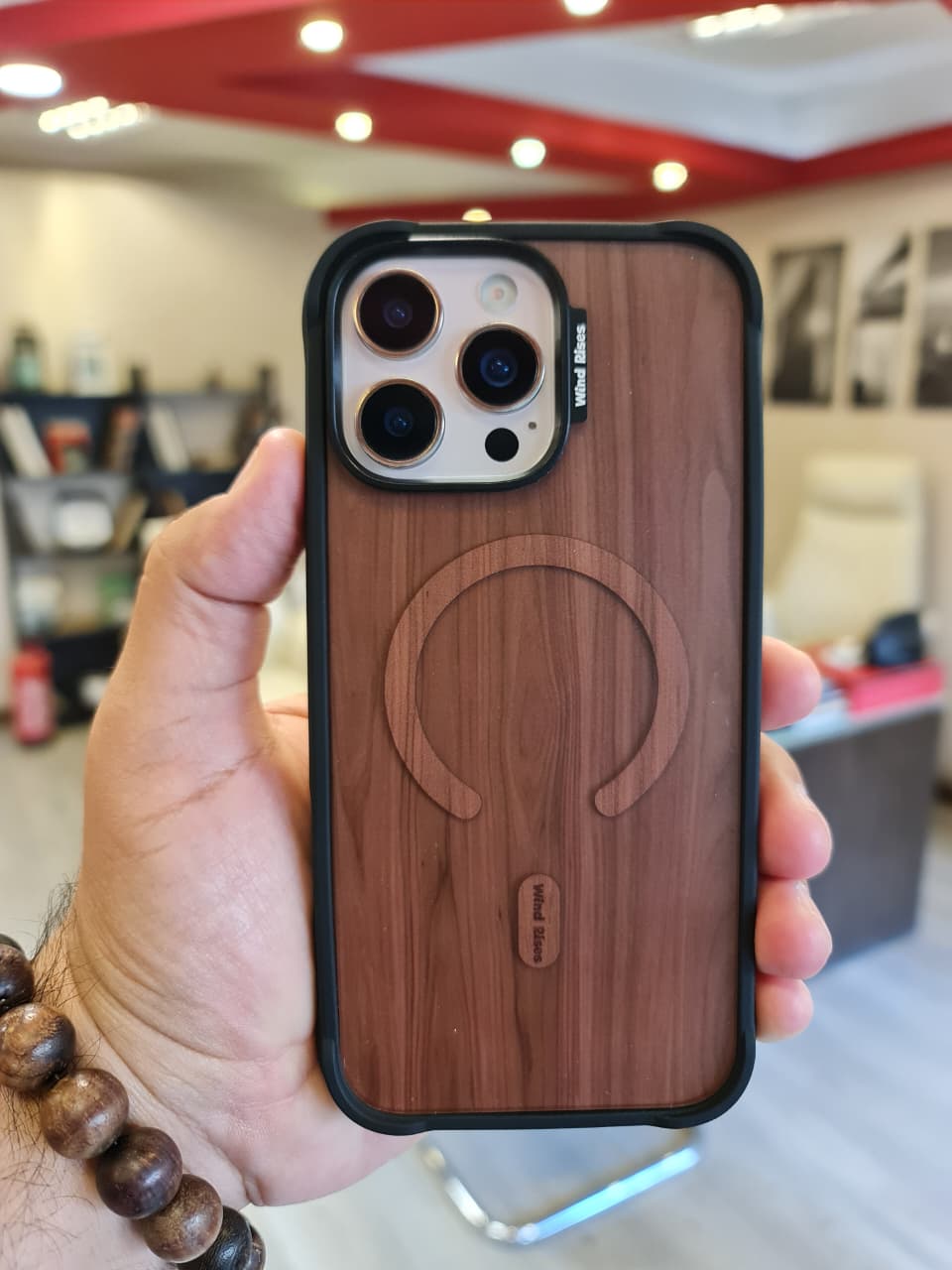 Wind Rises wooden Magnetic Phone Case for IPhone