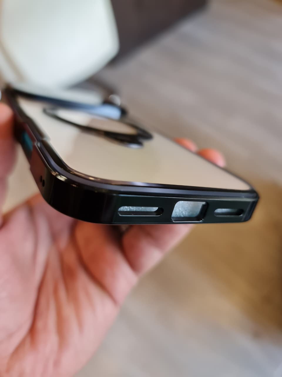 360 magnetic transparent case for iPhone