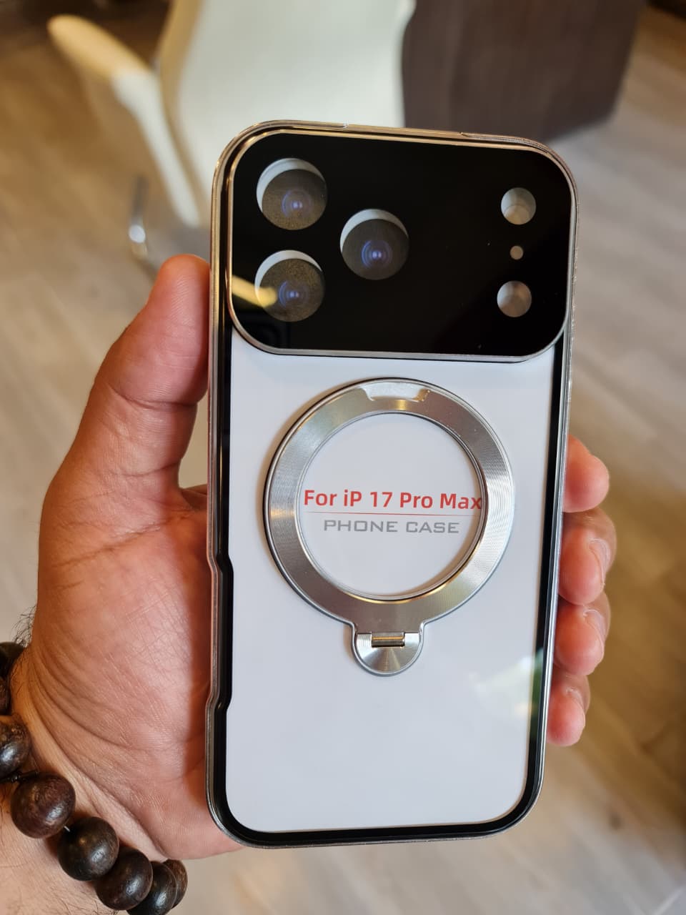 360 magnetic transparent case for iPhone
